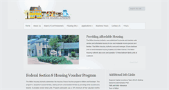 Desktop Screenshot of miltonhousingauthority.com